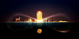 地产活动复古背景海报素材