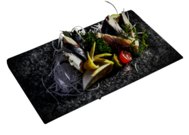 日式寿司摆盘装饰海报素材