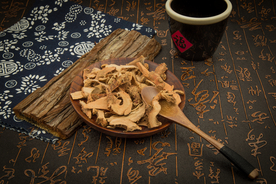 药材养生补品背景海报素材