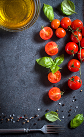 圣女果水果新鲜海报背景素材