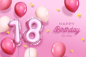 生日背景 生日派对 生日气球