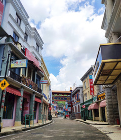 仿古复古老街景点