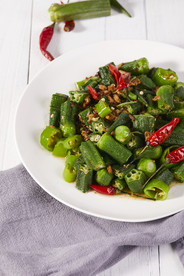 清炒辣椒食物美食背景海报素材