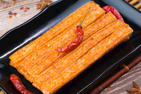 辣条辣椒零食背景海报素材