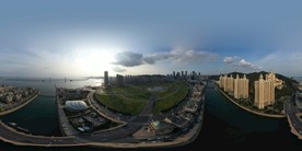 大连星海广场全景图