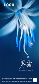 寒露白露 二十四节气 海报日签