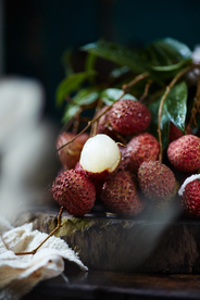 荔枝水果背景海报素材