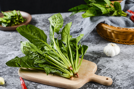 菠菜蔬菜配菜背景海报素材
