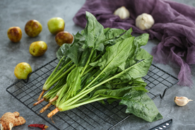 菠菜蔬菜配菜背景海报素材