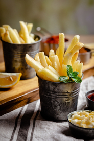 薯条零食美食背景海报素材