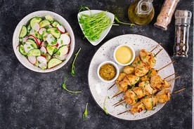 烤肉串 烧烤 彩椒肉串 牛肉串