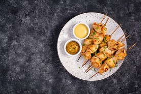 烤肉串 烧烤 彩椒肉串 牛肉串