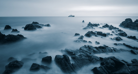 海岸礁石