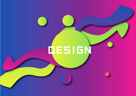 渐变kv设计海报设计背景