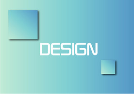 小清新渐变背景海报设计