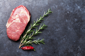 牛排牛肉美食食材背景海报素材