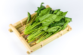 菠菜蔬菜美食食材背景海报素材