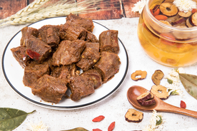 鸭脖美食食材背景海报素材