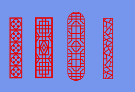 花纹 中式 窗子 格子