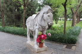 洛阳白马寺石马石刻图片