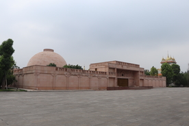 白马寺印度佛殿外景图片