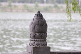 栏杆望柱莲花造型图片