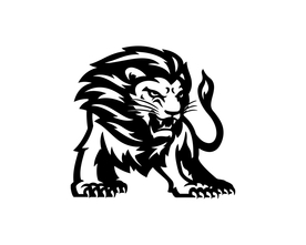 狮子狮头标志标识图标素材