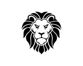 狮子狮头标志标识图标素材