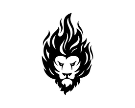 狮子狮头标志标识图标素材