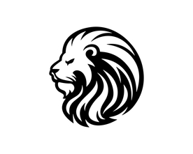 狮子狮头标志标识图标素材