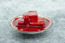 豆腐卤小吃美食食材背景素材