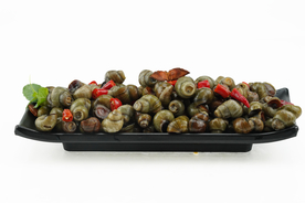 螺蛳烧烤美食食材背景素材