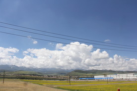 蓝天 白云 油菜花