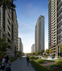 小区园林景观效果图