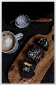 巧克力甜品点心背景海报素材