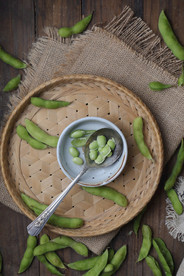 豆角青豆背景海报素材