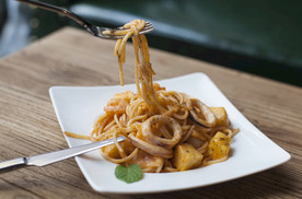 意大利面美食背景海报素材