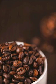 咖啡豆咖啡背景海报素材