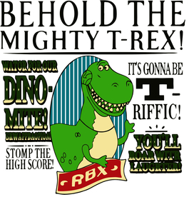 恐龙 打招呼 裁片