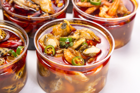 海鲜 餐厅 瓦罐 套餐 龙虾