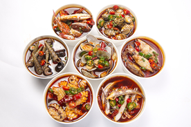 海鲜 餐厅 瓦罐 套餐 龙虾