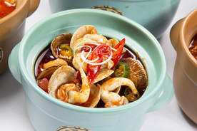 海鲜 餐厅 瓦罐 套餐 龙虾