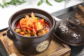 海鲜 餐厅 瓦罐 套餐 龙虾