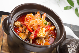 海鲜 餐厅 瓦罐 套餐 龙虾