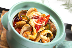 海鲜 餐厅 瓦罐 套餐 龙虾