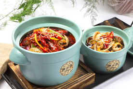 海鲜 餐厅 瓦罐 套餐 龙虾