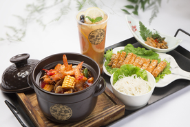 海鲜 餐厅 瓦罐 套餐 龙虾