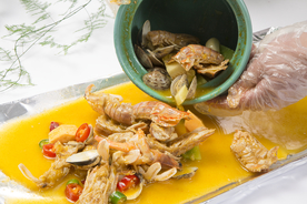 海鲜 餐厅 瓦罐 套餐 龙虾