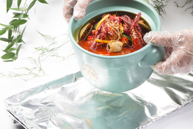 海鲜 餐厅 瓦罐 套餐 龙虾