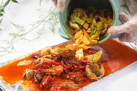 海鲜 餐厅 瓦罐 套餐 龙虾